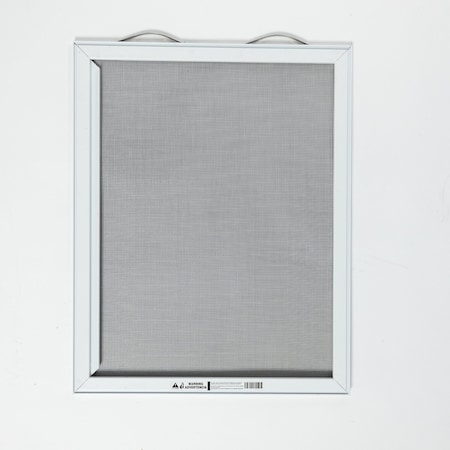 Ritescreen 20 in W x 16 in H Slider / glider Window Screen, SL5, BetterVue Mesh, White SL5-C01-MSBV-L00-H16-W20